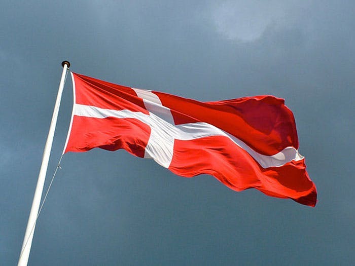 Danmark valuta, Dansk flagga 